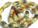TOKO-BEADS AG944N-17 Glass bead (strand) 7mm AG944N-17 とんぼ玉（連） 7mm Asian bead & African bead  Handmade,Lampeork,bead,asia,india,ethnic,parts,accessory,beads とんぼ玉,ビーズ,トンボ玉,アジア,インド,エスニック,手作り,パーツ,アクセサリー
