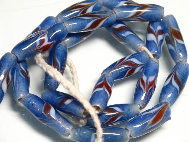 TOKO-BEADS AG944N-20 Glass bead (strand) 7mm AG944N-20 とんぼ玉（連） 7mm Asian bead & African bead  Handmade,Lampeork,bead,asia,india,ethnic,parts,accessory,beads とんぼ玉,ビーズ,トンボ玉,アジア,インド,エスニック,手作り,パーツ,アクセサリー