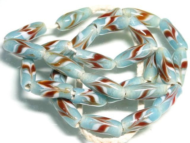 TOKO-BEADS AG944N-24 Glass bead (strand) 7mm AG944N-24 とんぼ玉（連） 7mm Asian bead & African bead  Handmade,Lampeork,bead,asia,india,ethnic,parts,accessory,beads とんぼ玉,ビーズ,トンボ玉,アジア,インド,エスニック,手作り,パーツ,アクセサリー