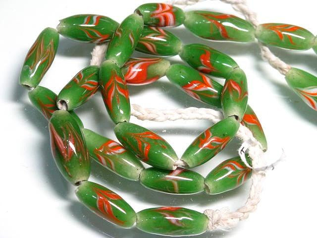 TOKO-BEADS AG944N-27 Glass bead (strand) 7mm AG944N-27 とんぼ玉（連） 7mm Asian bead & African bead  Handmade,Lampeork,bead,asia,india,ethnic,parts,accessory,beads とんぼ玉,ビーズ,トンボ玉,アジア,インド,エスニック,手作り,パーツ,アクセサリー