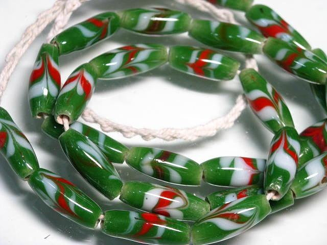 TOKO-BEADS AG944N-29 Glass bead (strand) 7mm AG944N-29 とんぼ玉（連） 7mm Asian bead & African bead  Handmade,Lampeork,bead,asia,india,ethnic,parts,accessory,beads とんぼ玉,ビーズ,トンボ玉,アジア,インド,エスニック,手作り,パーツ,アクセサリー