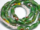 TOKO-BEADS AG944N-34 Glass bead (strand) 7mm AG944N-34 とんぼ玉（連） 7mm Asian bead & African bead  Handmade,Lampeork,bead,asia,india,ethnic,parts,accessory,beads とんぼ玉,ビーズ,トンボ玉,アジア,インド,エスニック,手作り,パーツ,アクセサリー