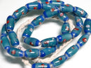TOKO-BEADS AG944N-40 Glass bead (strand) 6.5mm AG944N-40 とんぼ玉（連） 6.5mm Asian bead & African bead  Handmade,Lampeork,bead,asia,india,ethnic,parts,accessory,beads とんぼ玉,ビーズ,トンボ玉,アジア,インド,エスニック,手作り,パーツ,アクセサリー