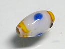 TOKO-BEADS AG944-42S Drum-shaped glass bead 8mm AG944-42S 太鼓型とんぼ玉 8mm Asian bead & African bead  Handmade,Lampeork,bead,asia,india,ethnic,parts,accessory,beads とんぼ玉,ビーズ,トンボ玉,アジア,インド,エスニック,手作り,パーツ,アクセサリー