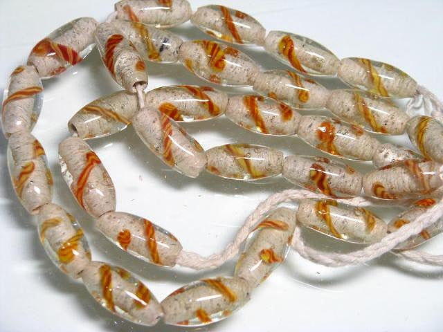 TOKO-BEADS AG944N-49 Glass bead (strand) 8mm AG944N-49 とんぼ玉（連） 8mm Asian bead & African bead  Handmade,Lampeork,bead,asia,india,ethnic,parts,accessory,beads とんぼ玉,ビーズ,トンボ玉,アジア,インド,エスニック,手作り,パーツ,アクセサリー