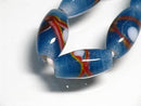 TOKO-BEADS AG944-54N Glass bead (strand) 8mm AG944-54N とんぼ玉（連） 8mm Asian bead & African bead  Handmade,Lampeork,bead,asia,india,ethnic,parts,accessory,beads とんぼ玉,ビーズ,トンボ玉,アジア,インド,エスニック,手作り,パーツ,アクセサリー