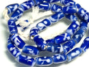 TOKO-BEADS AG944N-55 Glass bead (strand) 7mm AG944N-55 とんぼ玉（連） 7mm Asian bead & African bead  Handmade,Lampeork,bead,asia,india,ethnic,parts,accessory,beads とんぼ玉,ビーズ,トンボ玉,アジア,インド,エスニック,手作り,パーツ,アクセサリー