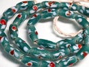 TOKO-BEADS AG944N-58 Glass bead (strand) 7.5mm AG944N-58 とんぼ玉（連） 7.5mm Asian bead & African bead  Handmade,Lampeork,bead,asia,india,ethnic,parts,accessory,beads とんぼ玉,ビーズ,トンボ玉,アジア,インド,エスニック,手作り,パーツ,アクセサリー
