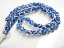 TOKO-BEADS | TOKO-BEADS |AG944-70N ウェイブライン柄とんぼ玉（連） 7~8mm | TOKO-BEADS |AG944-70N Glass bead (strand) 7~8mm Asian bead & African bead  Handmade,Lampeork,bead,asia,india,ethnic,parts,accessory,beads とんぼ玉,ビーズ,トンボ玉,アジア,インド,エスニック,手作り,パーツ,アクセサリー
