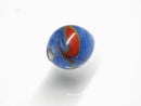 TOKO-BEADS | TOKO-BEADS |AG944-72S ウェイブライン柄とんぼ玉 10~11mm | TOKO-BEADS |AG944-72S Glass bead 10~11mm Asian bead & African bead  Handmade,Lampeork,bead,asia,india,ethnic,parts,accessory,beads とんぼ玉,ビーズ,トンボ玉,アジア,インド,エスニック,手作り,パーツ,アクセサリー