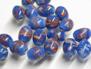 TOKO-BEADS | TOKO-BEADS |AG944-74S とんぼ玉 8~8.5mm | TOKO-BEADS |AG944-74S Glass bead 8~8.5mm Asian bead & African bead  Handmade,Lampeork,bead,asia,india,ethnic,parts,accessory,beads とんぼ玉,ビーズ,トンボ玉,アジア,インド,エスニック,手作り,パーツ,アクセサリー