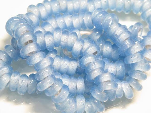 TOKO-BEADS AG945N-05 Glass bead (strand) 11~12mm AG945N-05 リング型ビーズ（連） 11~12mm Asian bead & African bead  Handmade,Lampeork,bead,asia,india,ethnic,parts,accessory,beads とんぼ玉,ビーズ,トンボ玉,アジア,インド,エスニック,手作り,パーツ,アクセサリー