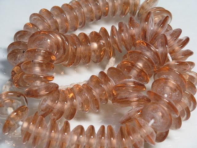 TOKO-BEADS AG946N-60 Glass bead (strand) 12~14mm AG946N-60 ボタン型ビーズ（連） 12~14mm Asian bead & African bead  Handmade,Lampeork,bead,asia,india,ethnic,parts,accessory,beads とんぼ玉,ビーズ,トンボ玉,アジア,インド,エスニック,手作り,パーツ,アクセサリー