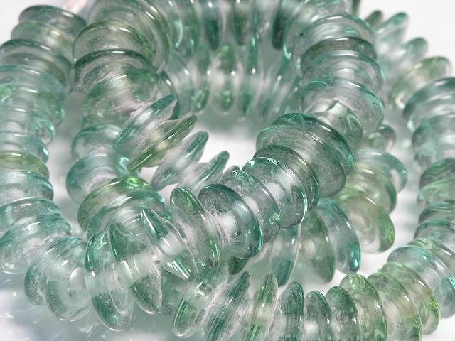 TOKO-BEADS AG946N-70 Glass bead (strand) 12~14mm AG946N-70 ボタン型ビーズ（連） 12~14mm Asian bead & African bead  Handmade,Lampeork,bead,asia,india,ethnic,parts,accessory,beads とんぼ玉,ビーズ,トンボ玉,アジア,インド,エスニック,手作り,パーツ,アクセサリー