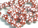 TOKO-BEADS AG946N-79 Glass bead (strand) 11~13mm AG946N-79 とんぼ玉（連） 11~13mm Asian bead & African bead  Handmade,Lampeork,bead,asia,india,ethnic,parts,accessory,beads とんぼ玉,ビーズ,トンボ玉,アジア,インド,エスニック,手作り,パーツ,アクセサリー