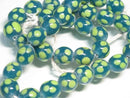TOKO-BEADS AG946N-84 Glass bead (strand) 11~13mm AG946N-84 とんぼ玉（連） 11~13mm Asian bead & African bead  Handmade,Lampeork,bead,asia,india,ethnic,parts,accessory,beads とんぼ玉,ビーズ,トンボ玉,アジア,インド,エスニック,手作り,パーツ,アクセサリー