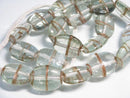 TOKO-BEADS AG947N-42 Glass bead (strand) 18mm AG947N-42 オーバルビーズ（連） 18mm Asian bead & African bead  Handmade,Lampeork,bead,asia,india,ethnic,parts,accessory,beads とんぼ玉,ビーズ,トンボ玉,アジア,インド,エスニック,手作り,パーツ,アクセサリー