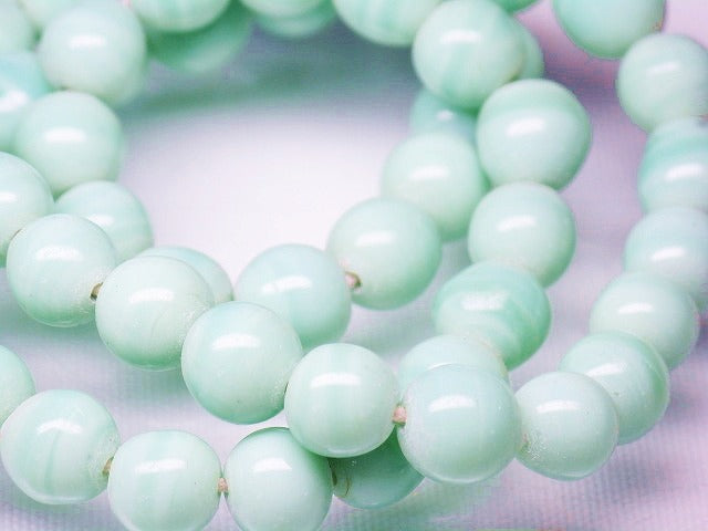 TOKO-BEADS AG948N-38 Glass bead (strand) 8mm AG948N-38 ガラスビーズ（連） 8mm Asian bead & African bead  Handmade,Lampeork,bead,asia,india,ethnic,parts,accessory,beads とんぼ玉,ビーズ,トンボ玉,アジア,インド,エスニック,手作り,パーツ,アクセサリー