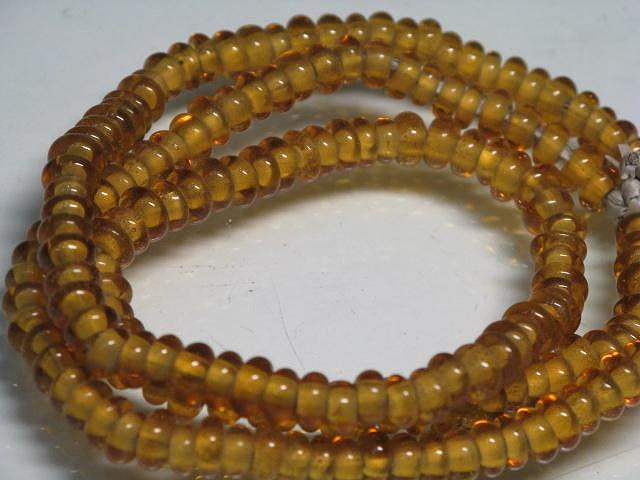 TOKO-BEADS AG950N-09 Glass Seed bead (strand) 6.5mm AG950N-09 リングシードビーズ（連） 6.5mm Asian bead & African bead  Handmade,Lampeork,bead,asia,india,ethnic,parts,accessory,beads とんぼ玉,ビーズ,トンボ玉,アジア,インド,エスニック,手作り,パーツ,アクセサリー