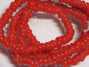TOKO-BEADS AG950N-62 Glass Seed bead (strand) 6mm AG950N-62 リングシードビーズ（連） 6mm Asian bead & African bead  Handmade,Lampeork,bead,asia,india,ethnic,parts,accessory,beads とんぼ玉,ビーズ,トンボ玉,アジア,インド,エスニック,手作り,パーツ,アクセサリー
