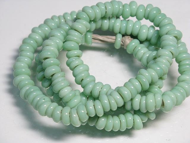 TOKO-BEADS AG950N-14 Glass Seed bead (strand) 7mm AG950N-14 リングシードビーズ（連） 7mm Asian bead & African bead  Handmade,Lampeork,bead,asia,india,ethnic,parts,accessory,beads とんぼ玉,ビーズ,トンボ玉,アジア,インド,エスニック,手作り,パーツ,アクセサリー