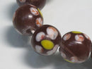 TOKO-BEADS AG951-16N Glass bead (strand) 10mm AG951-16N フラワービーズ（連） 10mm Asian bead & African bead  Handmade,Lampeork,bead,asia,india,ethnic,parts,accessory,beads とんぼ玉,ビーズ,トンボ玉,アジア,インド,エスニック,手作り,パーツ,アクセサリー