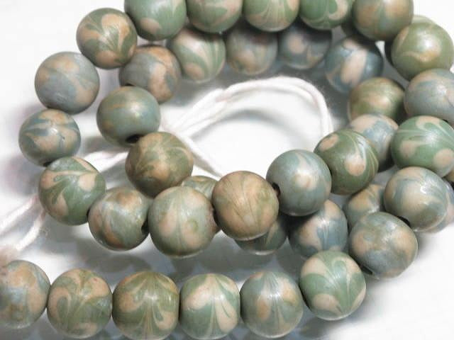 TOKO-BEADS AG951N-24 Glass bead (strand) 10~11mm AG951N-24 フラワービーズ（連） 10~11mm Asian bead & African bead  Handmade,Lampeork,bead,asia,india,ethnic,parts,accessory,beads とんぼ玉,ビーズ,トンボ玉,アジア,インド,エスニック,手作り,パーツ,アクセサリー