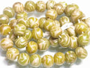 TOKO-BEADS AG951N-25 Glass bead (strand) 10~11mm AG951N-25 フラワービーズ（連） 10~11mm Asian bead & African bead  Handmade,Lampeork,bead,asia,india,ethnic,parts,accessory,beads とんぼ玉,ビーズ,トンボ玉,アジア,インド,エスニック,手作り,パーツ,アクセサリー
