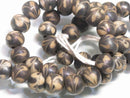 TOKO-BEADS AG951N-27 Glass bead (strand) 10~11mm AG951N-27 フラワービーズ（連） 10~11mm Asian bead & African bead  Handmade,Lampeork,bead,asia,india,ethnic,parts,accessory,beads とんぼ玉,ビーズ,トンボ玉,アジア,インド,エスニック,手作り,パーツ,アクセサリー