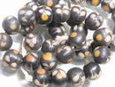 TOKO-BEADS AG951N-32 Glass bead (strand) 12mm AG951N-32 フラワービーズ（連） 12mm Asian bead & African bead  Handmade,Lampeork,bead,asia,india,ethnic,parts,accessory,beads とんぼ玉,ビーズ,トンボ玉,アジア,インド,エスニック,手作り,パーツ,アクセサリー