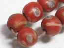 TOKO-BEADS AG951-42N Glass bead (strand) 10~11mm AG951-42N フラワービーズ（連） 10~11mm Asian bead & African bead  Handmade,Lampeork,bead,asia,india,ethnic,parts,accessory,beads とんぼ玉,ビーズ,トンボ玉,アジア,インド,エスニック,手作り,パーツ,アクセサリー