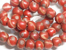 TOKO-BEADS AG951N-42 Glass bead (strand) 10~11mm AG951N-42 フラワービーズ（連） 10~11mm Asian bead & African bead  Handmade,Lampeork,bead,asia,india,ethnic,parts,accessory,beads とんぼ玉,ビーズ,トンボ玉,アジア,インド,エスニック,手作り,パーツ,アクセサリー