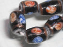 TOKO-BEADS AG951-45N Glass bead (strand) 10.5mm AG951-45N フラワービーズ（連） 10.5mm Asian bead & African bead  Handmade,Lampeork,bead,asia,india,ethnic,parts,accessory,beads とんぼ玉,ビーズ,トンボ玉,アジア,インド,エスニック,手作り,パーツ,アクセサリー