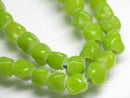 TOKO-BEADS AG952N-09 Glass bead (strand) 10~12mm AG952N-09 六面カットビーズ（連） 10~12mm Asian bead & African bead  Handmade,Lampeork,bead,asia,india,ethnic,parts,accessory,beads とんぼ玉,ビーズ,トンボ玉,アジア,インド,エスニック,手作り,パーツ,アクセサリー