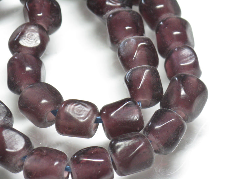 TOKO-BEADS AG952N-18 Glass bead (strand) 10~12mm AG952N-18 六面カットビーズ（連） 10~12mm Asian bead & African bead  Handmade,Lampeork,bead,asia,india,ethnic,parts,accessory,beads とんぼ玉,ビーズ,トンボ玉,アジア,インド,エスニック,手作り,パーツ,アクセサリー