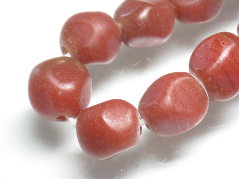 TOKO-BEADS AG952N-15 Glass bead (strand) 10~12mm AG952N-15 六面カットビーズ（連） 10~12mm Asian bead & African bead  Handmade,Lampeork,bead,asia,india,ethnic,parts,accessory,beads とんぼ玉,ビーズ,トンボ玉,アジア,インド,エスニック,手作り,パーツ,アクセサリー