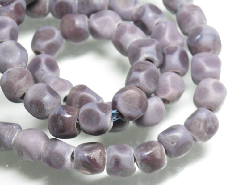 TOKO-BEADS AG952N-17 Glass bead (strand) 10~12mm AG952N-17 六面カットビーズ（連） 10~12mm Asian bead & African bead  Handmade,Lampeork,bead,asia,india,ethnic,parts,accessory,beads とんぼ玉,ビーズ,トンボ玉,アジア,インド,エスニック,手作り,パーツ,アクセサリー