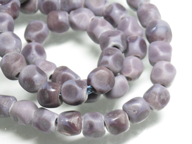 | TOKO-BEADS |AG952N-17 六面カットビーズ（連） 10~12mmとんぼ玉,ビーズ,トンボ玉,アジア,インド,エスニック,手作り,パーツ,アクセサリー