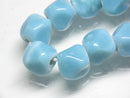 TOKO-BEADS AG952-30N Glass bead (strand) 9~11mm AG952-30N 六面カットビーズ（連） 9~11mm Asian bead & African bead  Handmade,Lampeork,bead,asia,india,ethnic,parts,accessory,beads とんぼ玉,ビーズ,トンボ玉,アジア,インド,エスニック,手作り,パーツ,アクセサリー