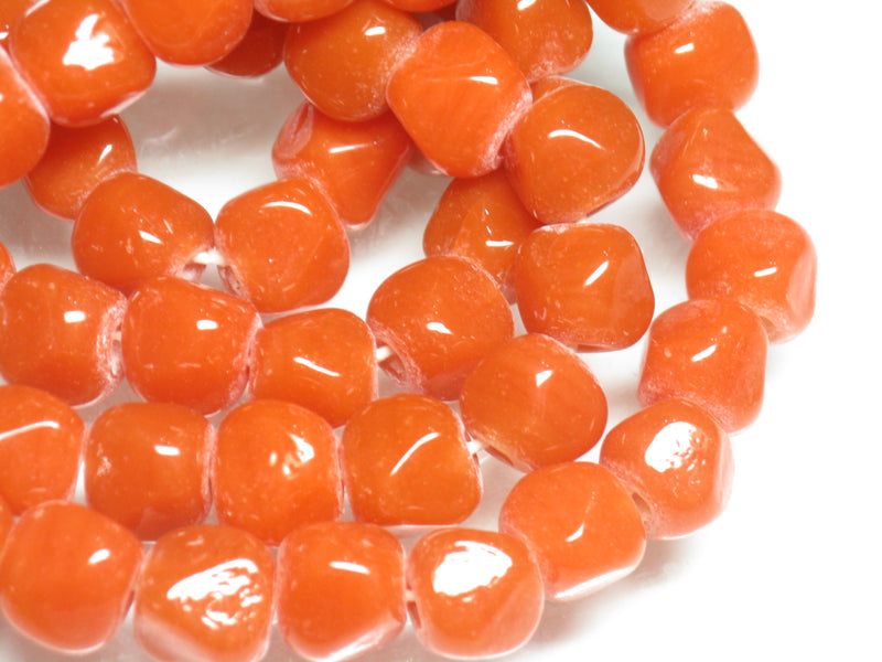 | TOKO-BEADS |AG952N-33 六面カットビーズ（連） 9~10mmとんぼ玉,ビーズ,トンボ玉,アジア,インド,エスニック,手作り,パーツ,アクセサリー