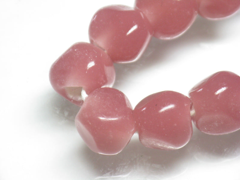 TOKO-BEADS AG952-34N Glass bead (strand) 10.5mm AG952-34N 六面カットビーズ（連） 10.5mm Asian bead & African bead  Handmade,Lampeork,bead,asia,india,ethnic,parts,accessory,beads とんぼ玉,ビーズ,トンボ玉,アジア,インド,エスニック,手作り,パーツ,アクセサリー