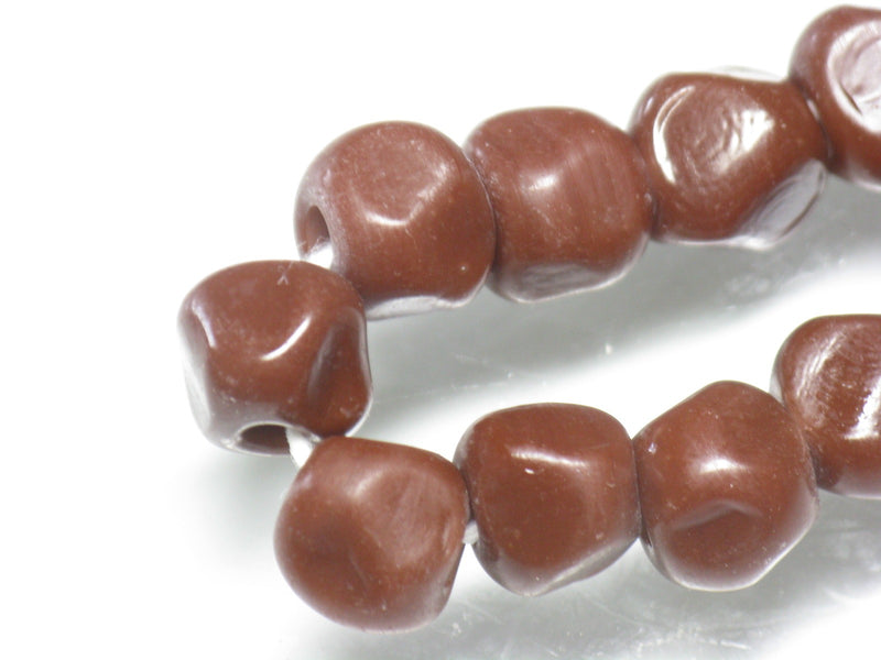 TOKO-BEADS AG952-36N Glass bead (strand) 10~11mm AG952-36N 六面カットビーズ（連） 10~11mm Asian bead & African bead  Handmade,Lampeork,bead,asia,india,ethnic,parts,accessory,beads とんぼ玉,ビーズ,トンボ玉,アジア,インド,エスニック,手作り,パーツ,アクセサリー