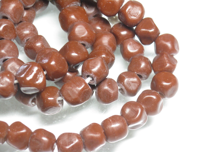 | TOKO-BEADS |AG952N-36 六面カットビーズ（連） 10~11mmとんぼ玉,ビーズ,トンボ玉,アジア,インド,エスニック,手作り,パーツ,アクセサリー