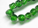 TOKO-BEADS AG952-39N Glass bead (strand) 10mm AG952-39N 六面カットビーズ（連） 10mm Asian bead & African bead  Handmade,Lampeork,bead,asia,india,ethnic,parts,accessory,beads とんぼ玉,ビーズ,トンボ玉,アジア,インド,エスニック,手作り,パーツ,アクセサリー