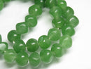 TOKO-BEADS AG952-40N Glass bead (strand) 12mm AG952-40N 六面カットビーズ（連） 12mm Asian bead & African bead  Handmade,Lampeork,bead,asia,india,ethnic,parts,accessory,beads とんぼ玉,ビーズ,トンボ玉,アジア,インド,エスニック,手作り,パーツ,アクセサリー
