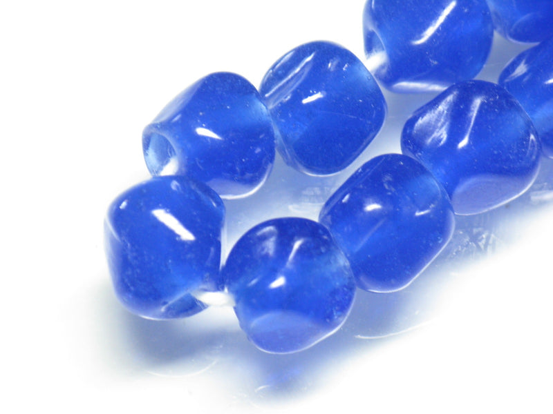 TOKO-BEADS AG952-43N Glass bead (strand) 9~10mm AG952-43N 六面カットビーズ（連） 9~10mm Asian bead & African bead  Handmade,Lampeork,bead,asia,india,ethnic,parts,accessory,beads とんぼ玉,ビーズ,トンボ玉,アジア,インド,エスニック,手作り,パーツ,アクセサリー