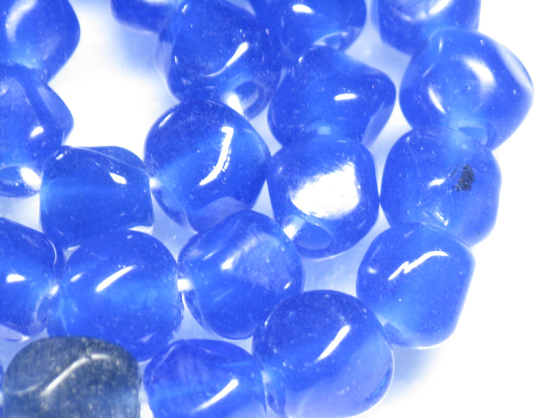 TOKO-BEADS AG952-43N Glass bead (strand) 9~10mm AG952-43N 六面カットビーズ（連） 9~10mm Asian bead & African bead  Handmade,Lampeork,bead,asia,india,ethnic,parts,accessory,beads とんぼ玉,ビーズ,トンボ玉,アジア,インド,エスニック,手作り,パーツ,アクセサリー