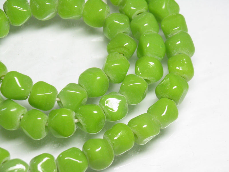 | TOKO-BEADS |AG952N-44 六面カットビーズ（連） 9~10mmとんぼ玉,ビーズ,トンボ玉,アジア,インド,エスニック,手作り,パーツ,アクセサリー