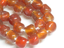 TOKO-BEADS AG952-50N Glass bead (strand) 9~10mm AG952-50N 六面カットビーズ（連） 9~10mm Asian bead & African bead  Handmade,Lampeork,bead,asia,india,ethnic,parts,accessory,beads とんぼ玉,ビーズ,トンボ玉,アジア,インド,エスニック,手作り,パーツ,アクセサリー