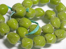 TOKO-BEADS AG953N-14 Glass bead (strand) 17mm AG953N-14 六面カットビーズ(L)(連) 17mm Asian bead & African bead  Handmade,Lampeork,bead,asia,india,ethnic,parts,accessory,beads とんぼ玉,ビーズ,トンボ玉,アジア,インド,エスニック,手作り,パーツ,アクセサリー